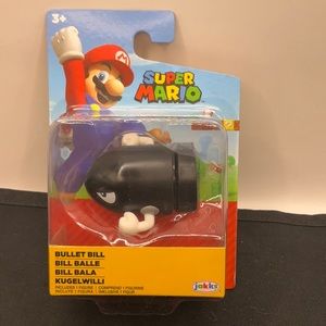 Super Mario Bullet Bill Jakks Pacific 2.5" Inch Figure - World of Nintendo - New